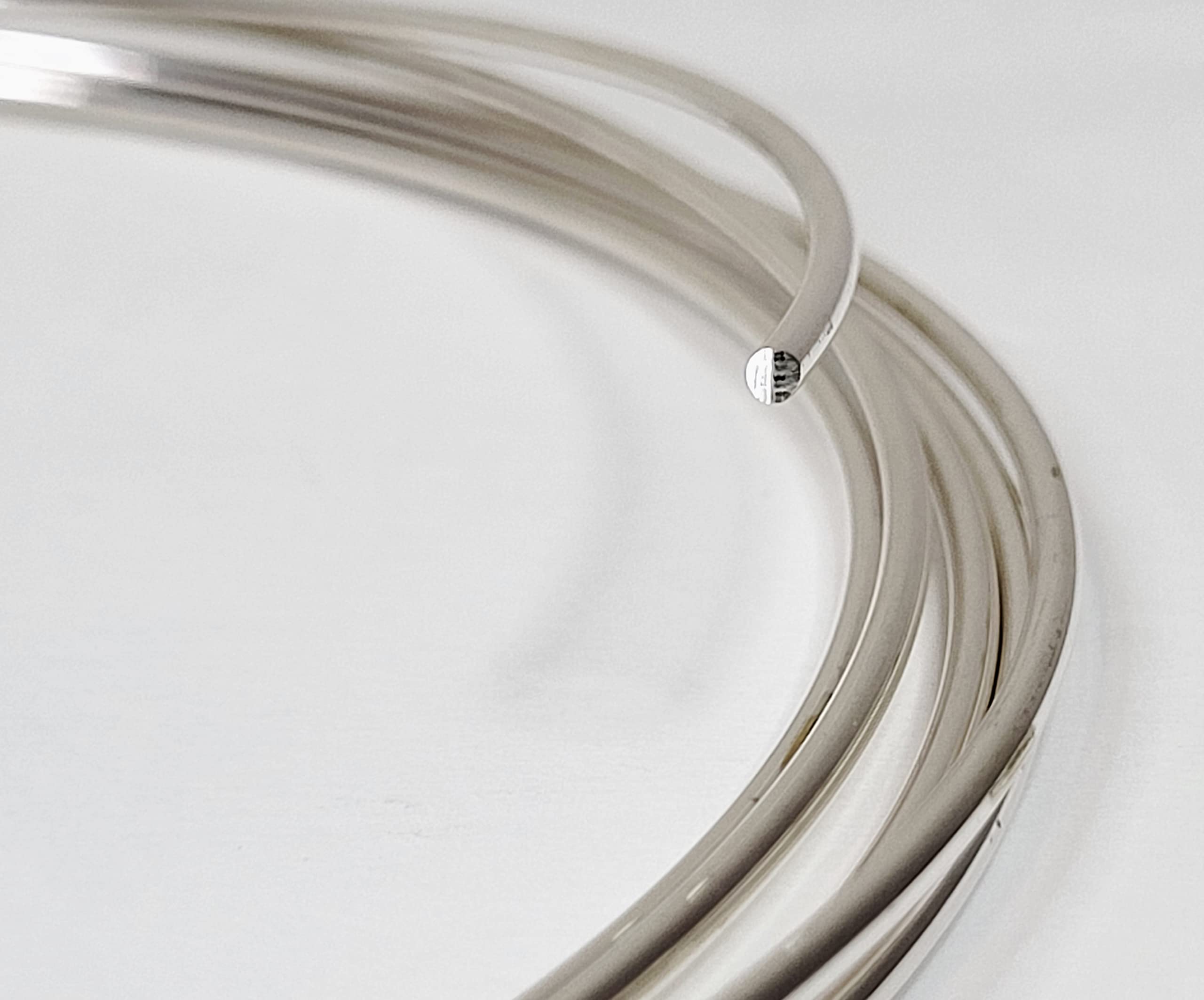 12 Gauge Round Dead Soft 925 Sterling Silver Wire - 4 Feet Jewelry Making Supplies for DIY Bracelets, Necklaces & Rings - Premium Craft Wire for Beading & Wire Wrapping Projects