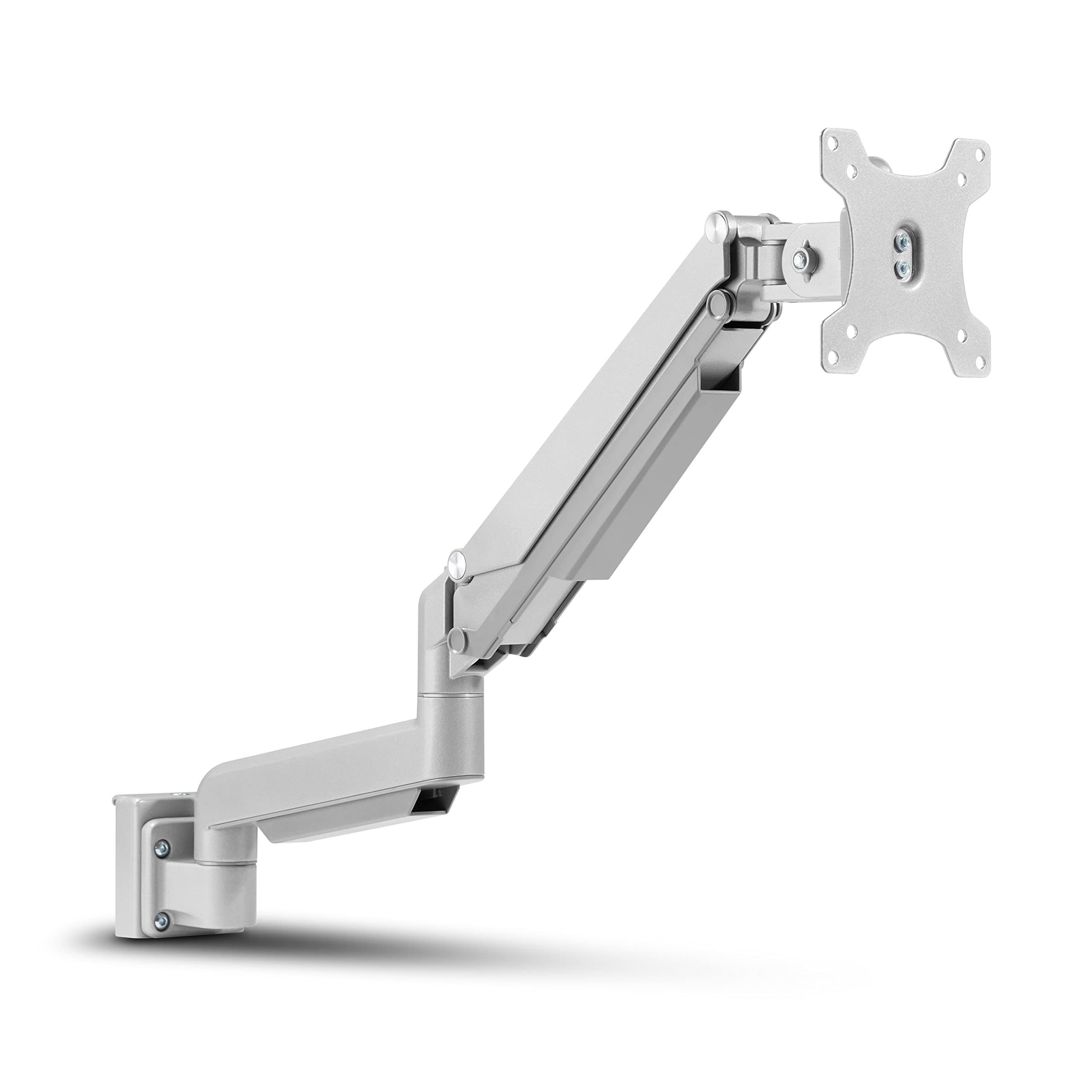 Slatwall Monitor Bracket - Silver Grey (23183C) | Heavy Duty TV Mount for Retail Stores & Home Offices | Space-Saving Display Solution