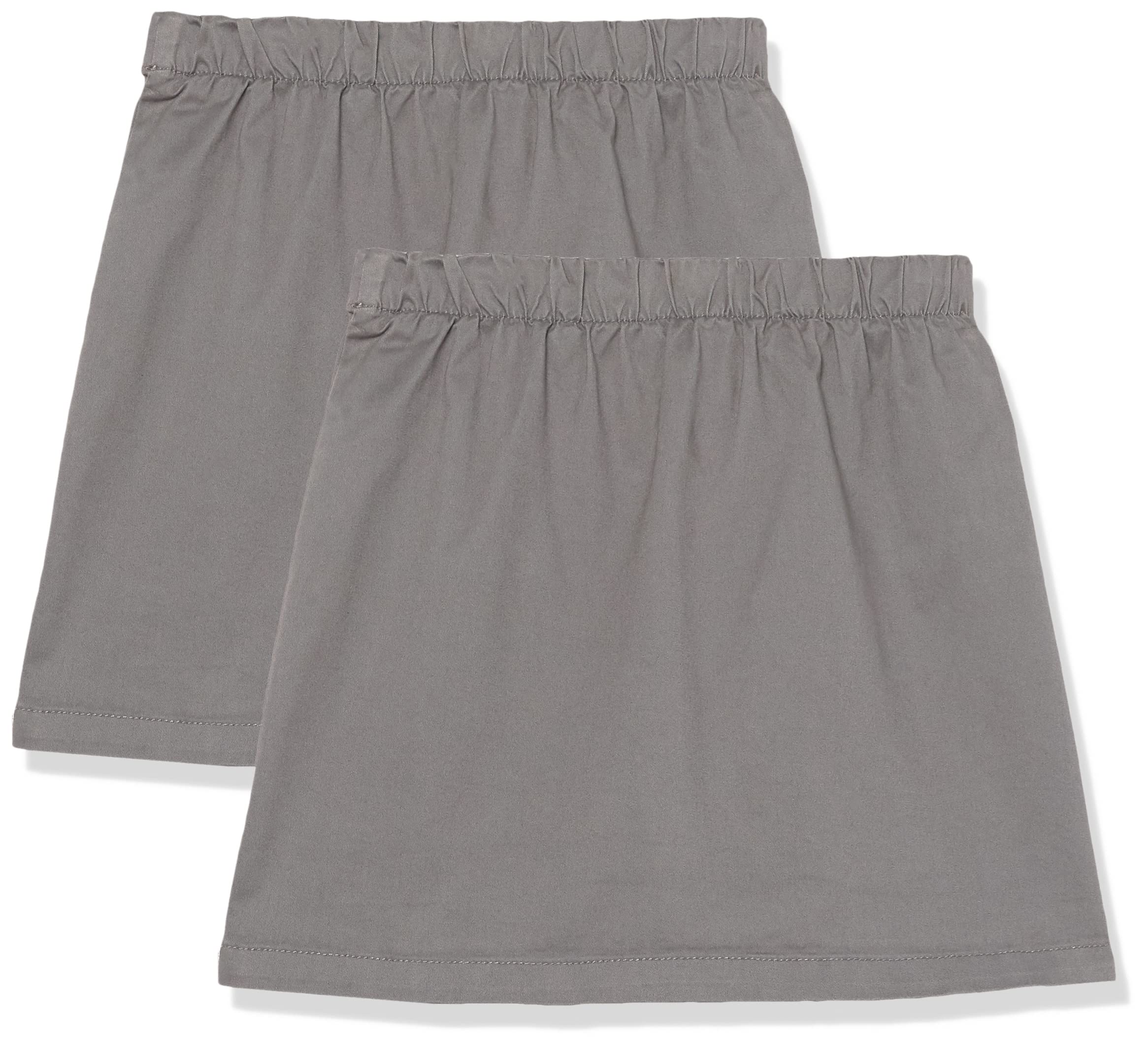 Amazon Essentials Girls' Uniform Scooter Skirts Multipack - School Uniform Skirts for Girls, Comfortable Stretch Fabric, Perfect for School, Church & Formal Events