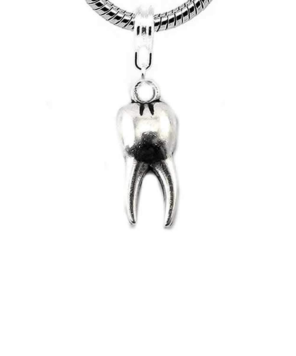 Tooth Fairy Charm Beads & Spacers for Bracelets - Dangling Jewelry for Kids & Adults - Perfect for Bracelet Making, DIY Jewelry, and Gifts