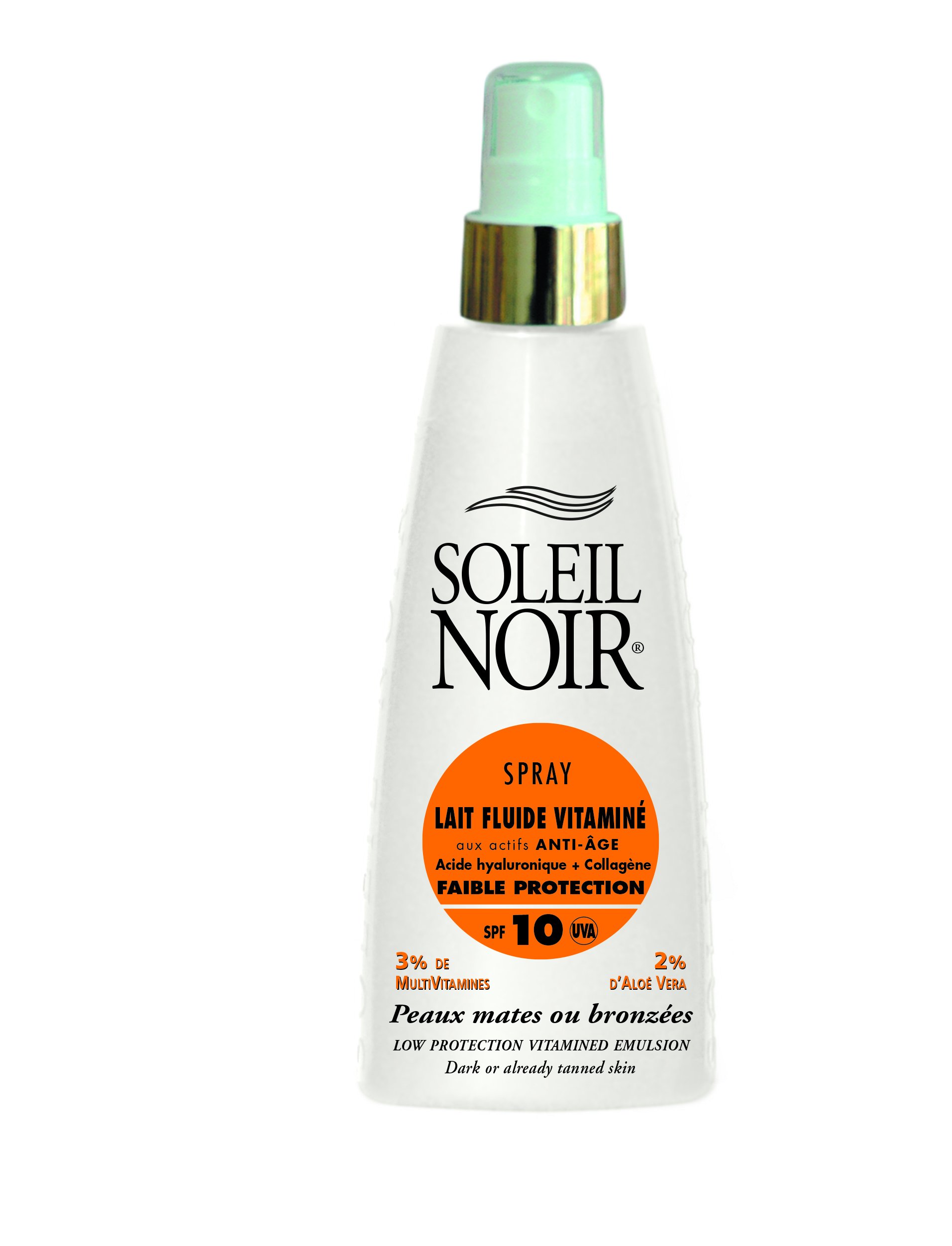 SOLEIL NOIR Vitamin-Enriched Fluid Milk Spray with SPF 10 Sun Protection - Lightweight & Nourishing for Daily Skincare & Sun Defense