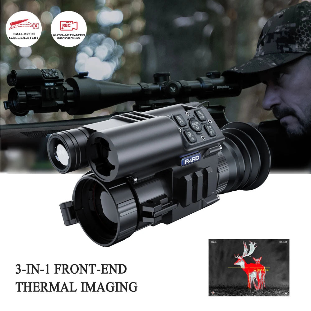 Pard FT32/FT32 LRF Thermal Imaging Scope for Hunting - 1440x1080 AMOLED Screen, 384x288 Digital Camera, WiFi Monocular - Ideal for Night Hunting, Wildlife Observation & Outdoor Adventures