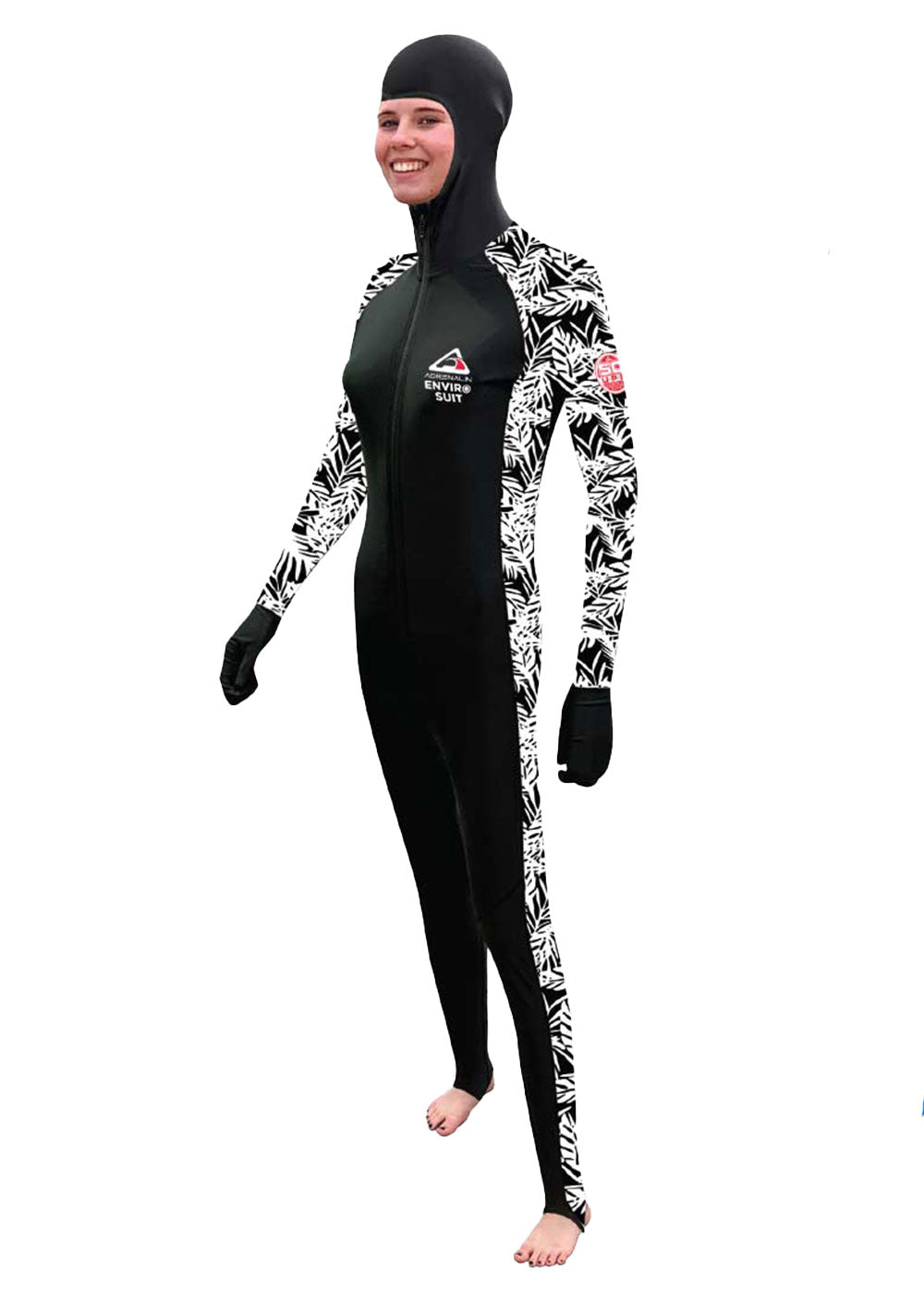 Adrenaline Hooded Lycra Suit for Men & Women - Full Body Workout, Running, Cycling & Gym Performance - High Stretch, Breathable & Comfortable