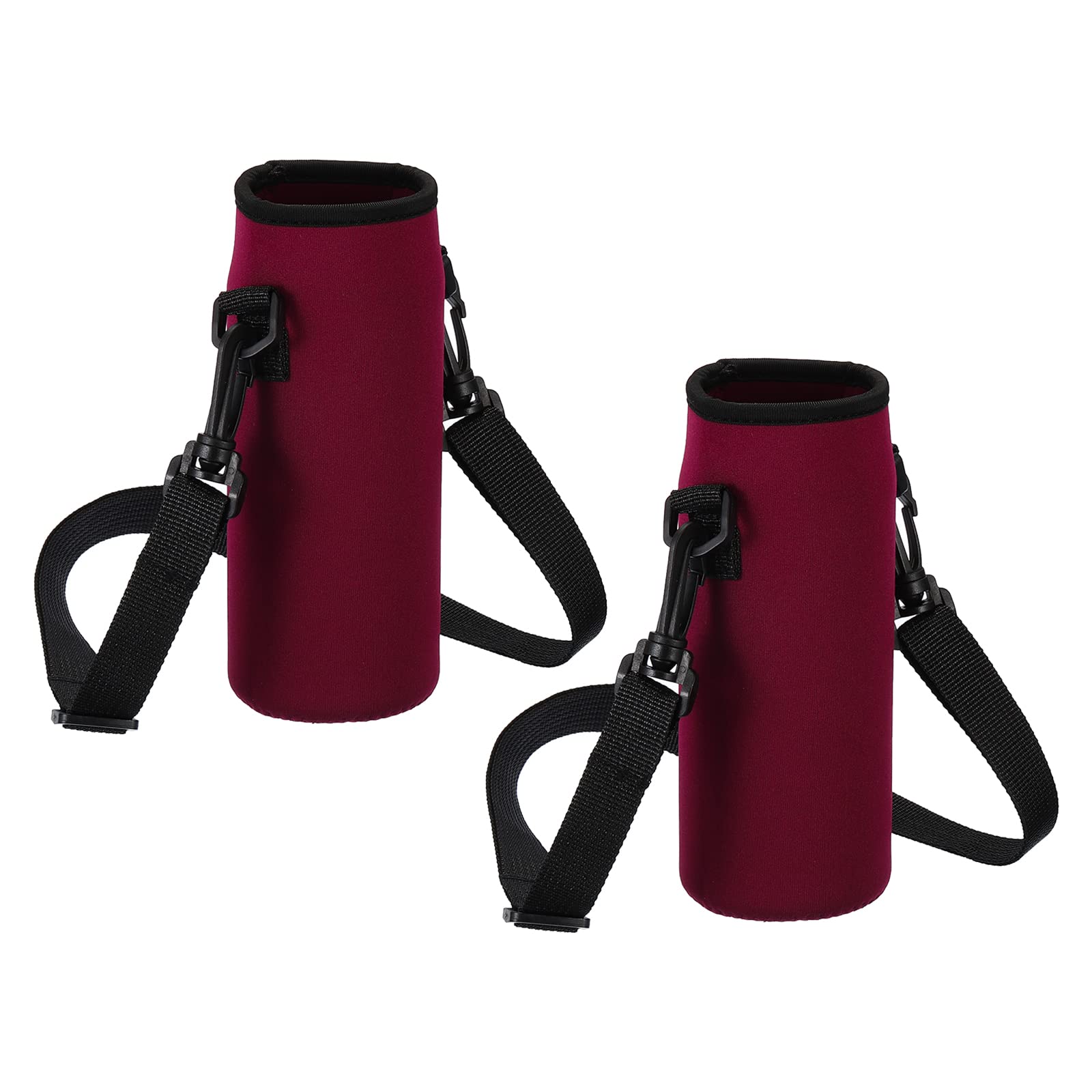**PATIKIL Insulated Water Bottle Sling Bag - Adjustable Neoprene Bottle Holder with Shoulder Strap for Hiking, Gym & Travel**