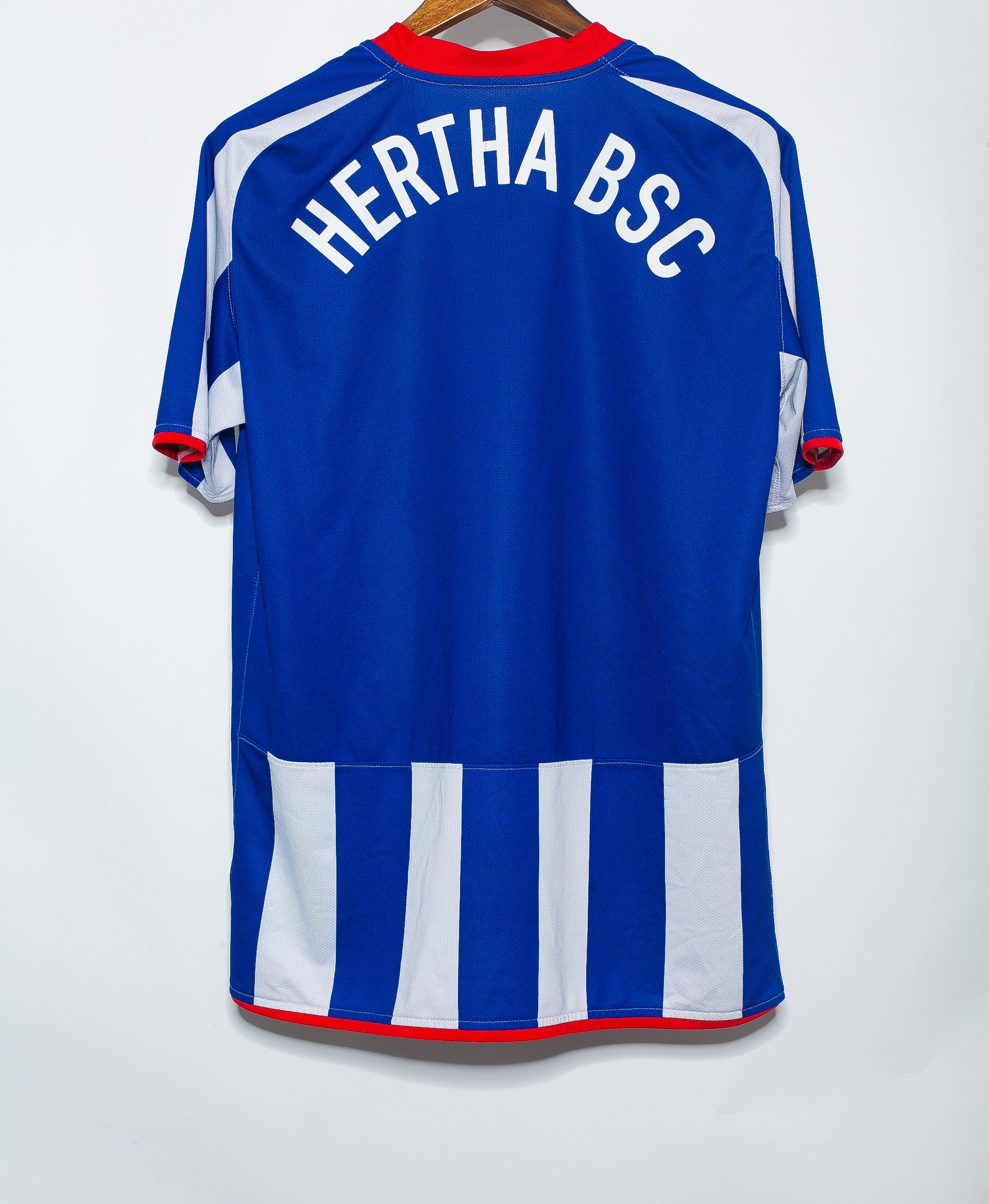 2008 Hertha Berlin Home Jersey Men's Soccer Shirt - Authentic Football Kit for Fans & Collectors - Perfect for Matchdays, Training & Casual Wear