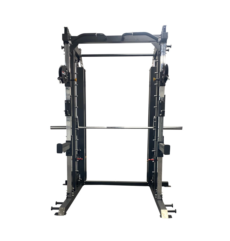 Smith Functional Trainer - Premium Home Gym Equipment for Full-Body Workouts | Strength Training & Fitness | Perfect for Home, Garage, or Small Spaces