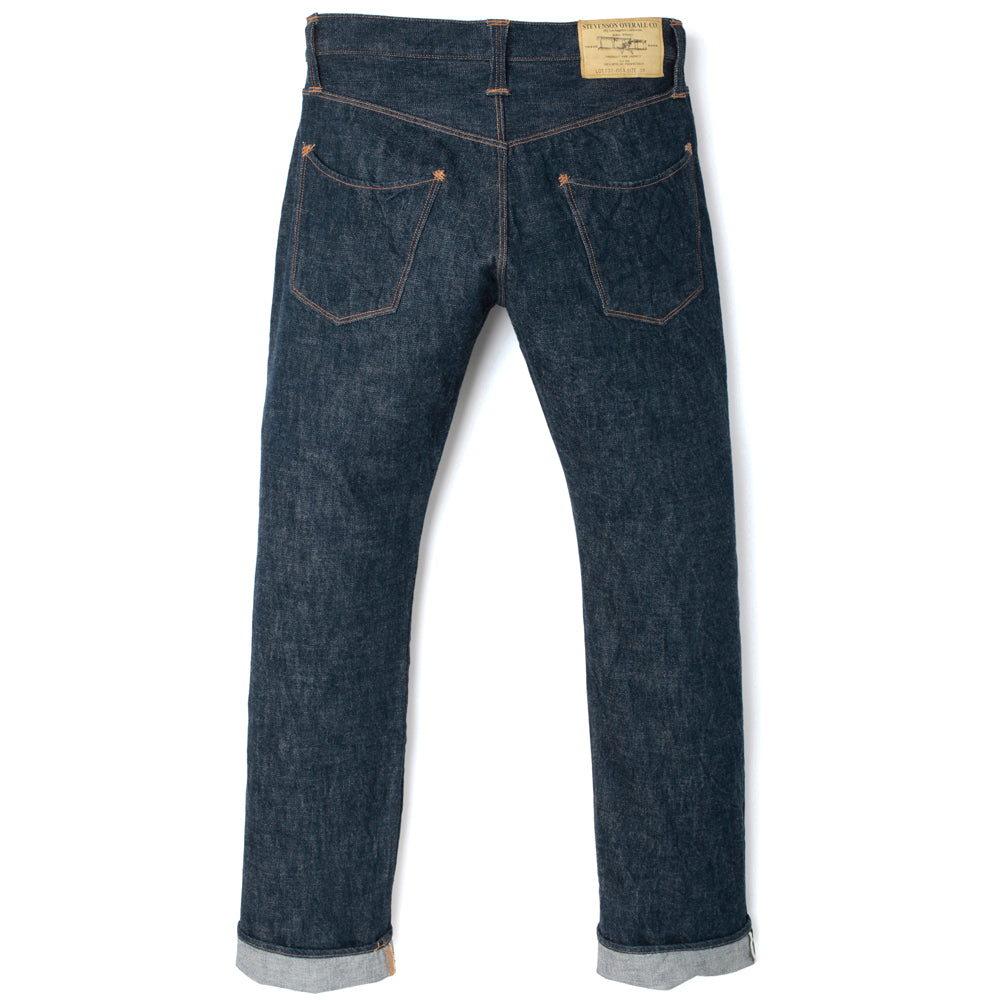 Stevenson Overall Co. Ventura 737 OSX Japanese Selvedge Denim Jeans for Men - Premium Indigo Raw Denim - Perfect for Casual Wear & Vintage Style Outfits