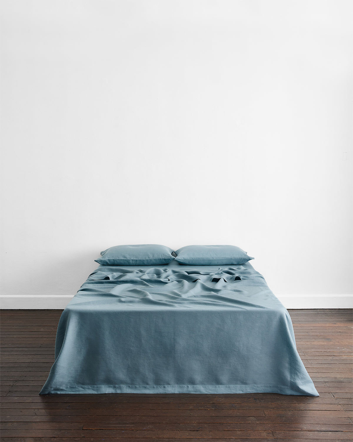 Organic Cacao & Lagoon Bedding Set - 100% Cotton Soft Luxury Sheets & Duvet Cover - Perfect for Master Bedroom, Guest Room & Vacation Homes - Breathable & Hypoallergenic Bed Linens for All Seasons