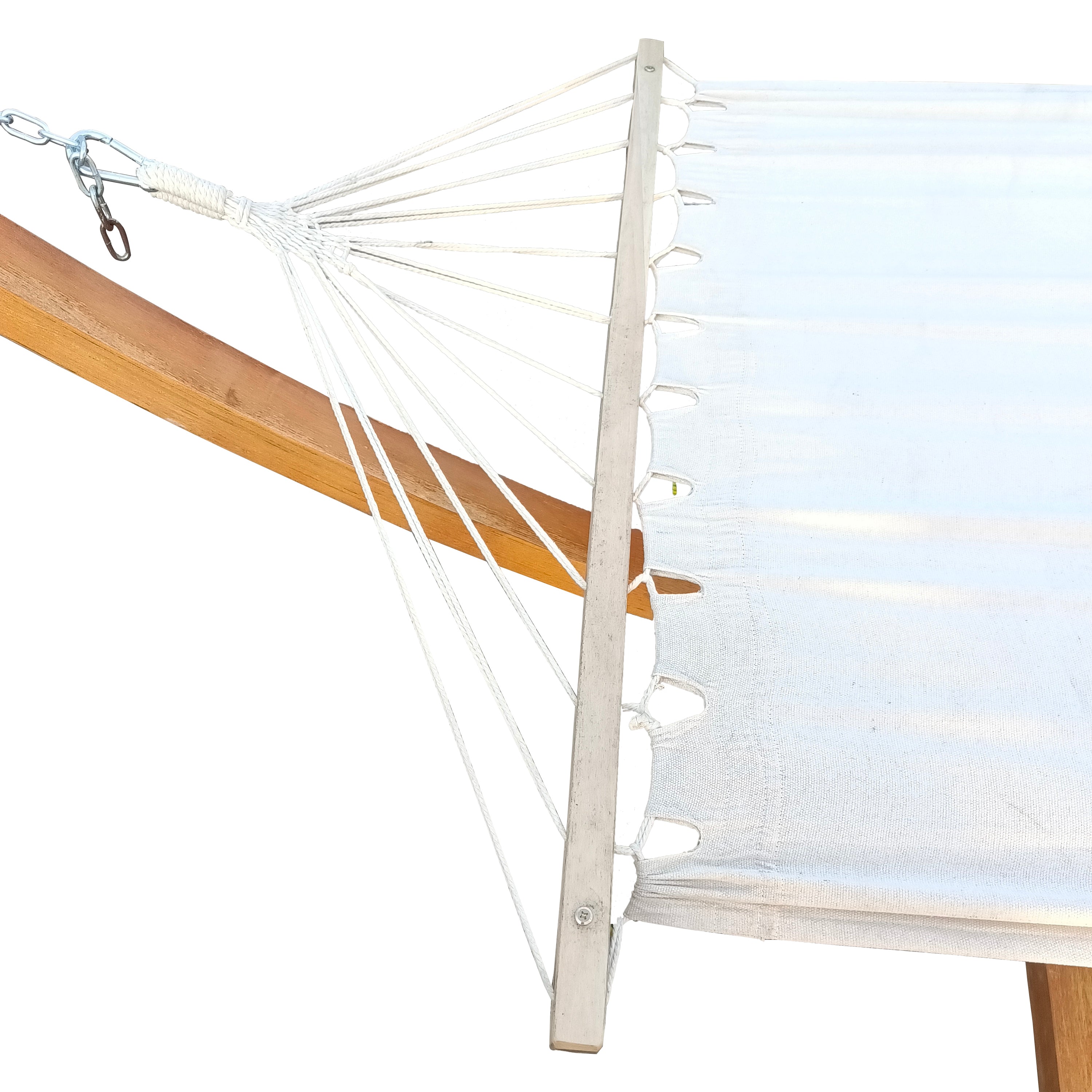 1 Person Hammock with Stand Set - Portable Indoor/Outdoor Hammock for Camping, Backyard & Patio - Sturdy Plywood Frame & Durable Canvas Fabric - Perfect for Relaxation & Lounging