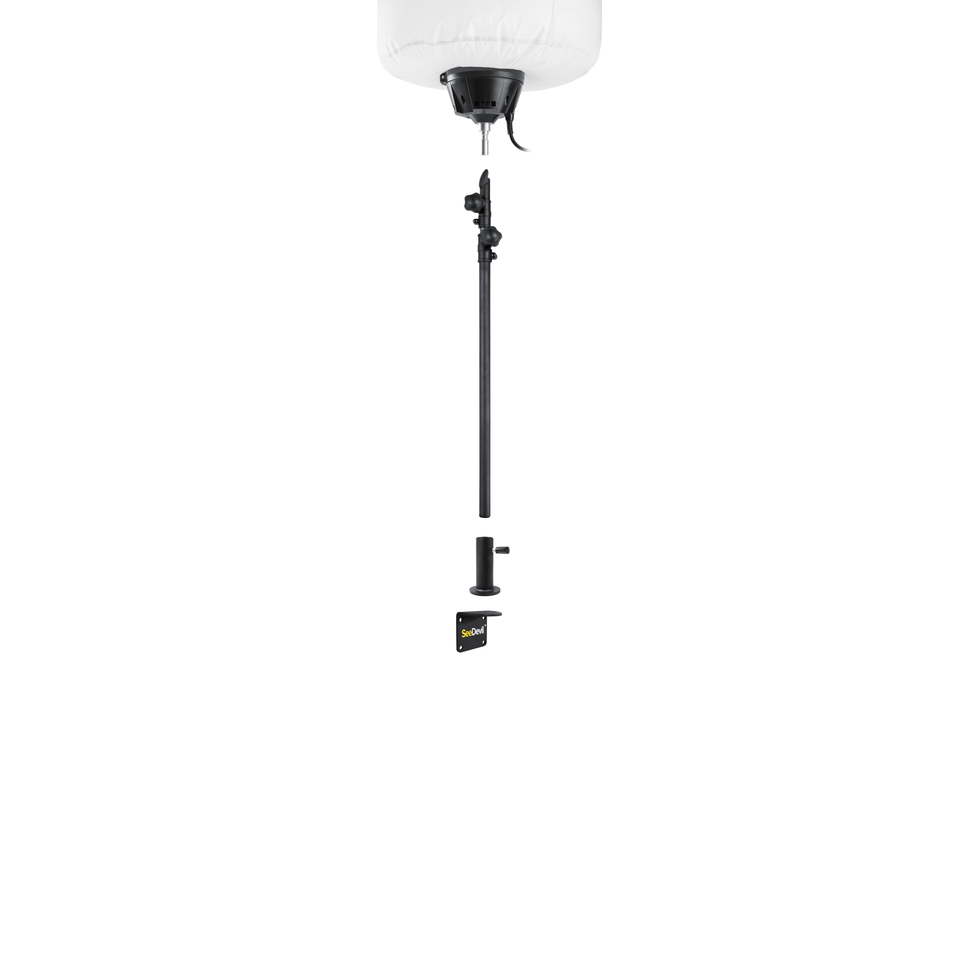 Universal Pole Mount Kit - Standard Series for Outdoor Security Cameras & Antennas - Easy Installation & Adjustable Angle for Home & Business Use