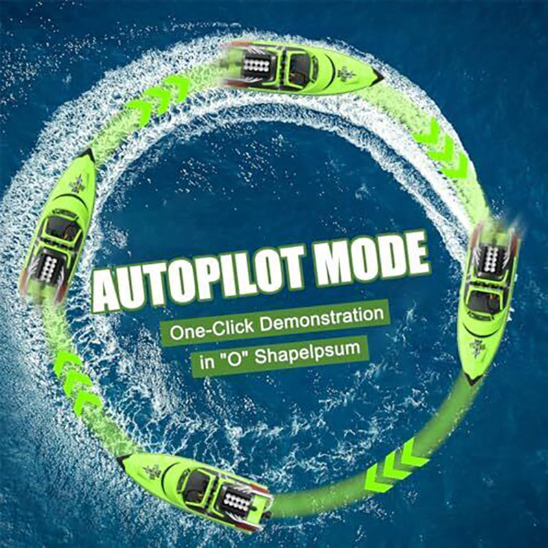 2.4G TOUCAN ABS Plastic RC Boat - Self Righting Remote Control Jet Boat with LED Lights for Kids & Adults - Ready to Run (RTR) - Perfect for Pool, Lake & Outdoor Water Racing