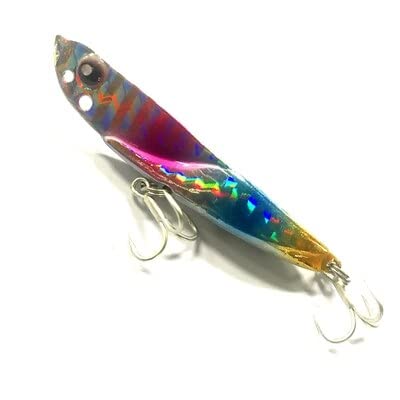 5-Piece Spinnerbait Fishing Lures Kit - 14g Metal Jig Baits for Ice Fishing, Long Casting Pike Vib Lures (Mixed Colors) - Perfect for Freshwater & Ice Fishing Adventures
