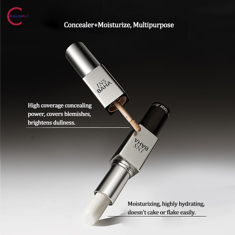INSBAHA Dual Effect Concealer Stick - Full Coverage & Brightening for Dark Circles & Blemishes | Perfect for Everyday Makeup & Professional Use