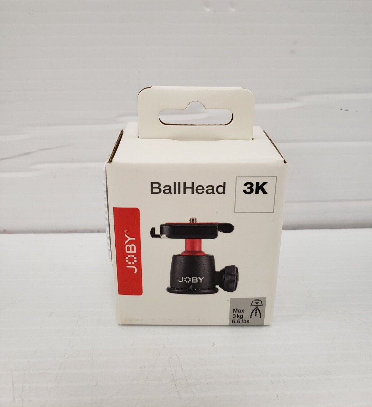 Joby 3000 154 Ballhead Tripod Head - Professional 360° Panoramic Ball Head with Quick Release Plate for DSLR Cameras, Perfect for Travel, Landscape & Wildlife Photography