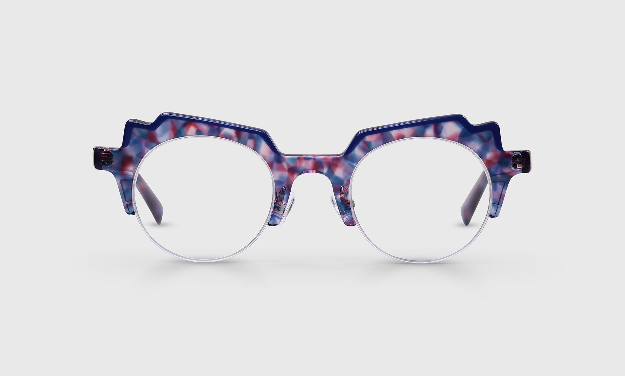 Fashionable High Low Prescription Glasses for Women & Men - Trendy Bifocal Reading Eyewear for Work, Reading & Computer Use