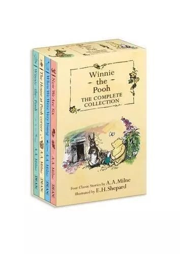 Winnie the Pooh The Complete Collection (4 Books Set) - Perfect for Kids' Bedtime Stories & Disney Fans Gifts