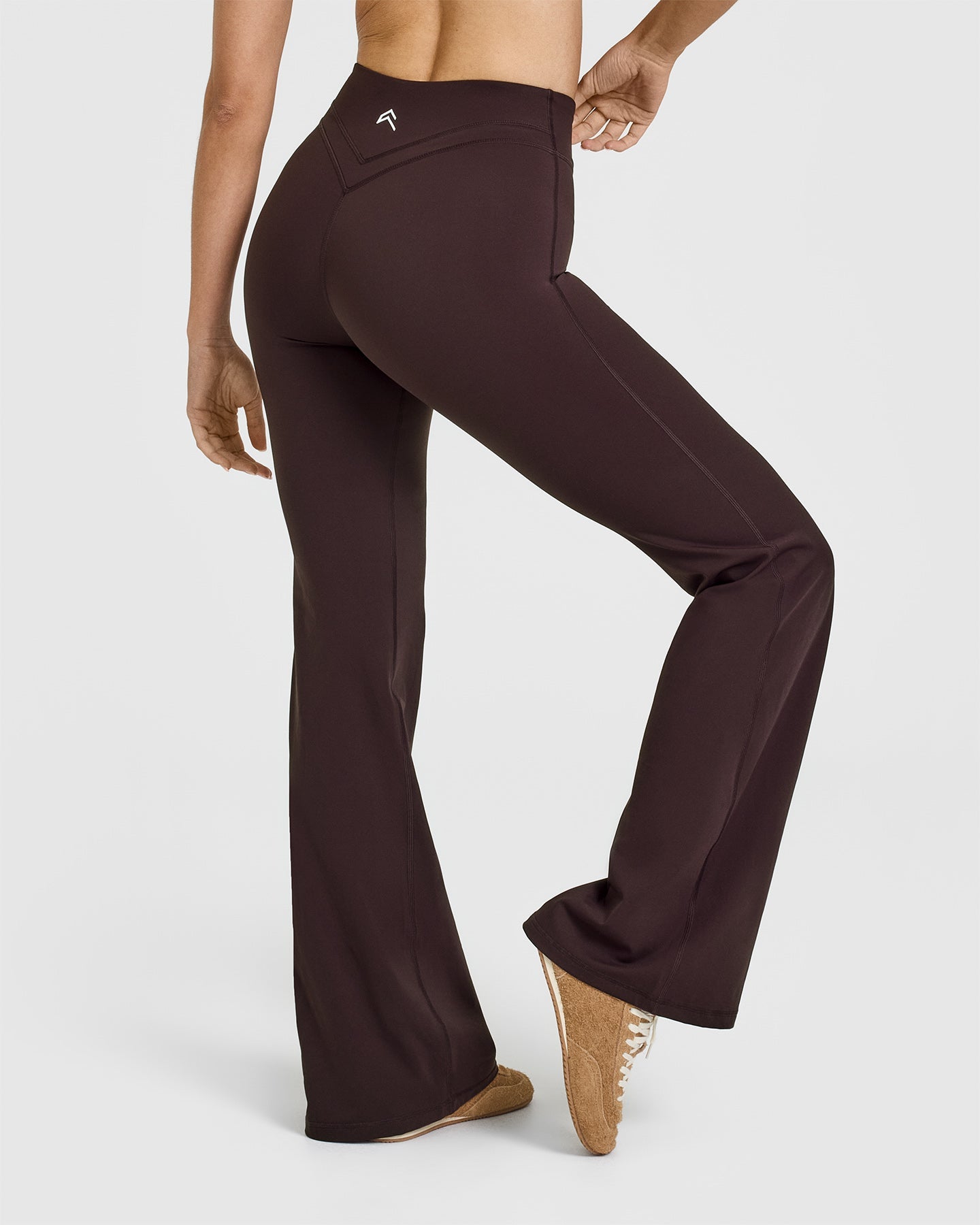 Unified Wrap Flared Bottoms | Plum Brown | Women's High Waist Palazzo Pants | Boho Chic Wide Leg Trousers | Perfect for Yoga, Beach & Casual Outfits