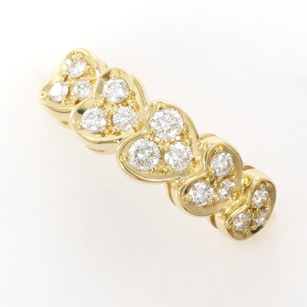18K Yellow Gold Diamond Ring for Women - Elegant Solitaire Engagement & Wedding Band - Perfect for Proposals, Anniversaries, and Special Occasions