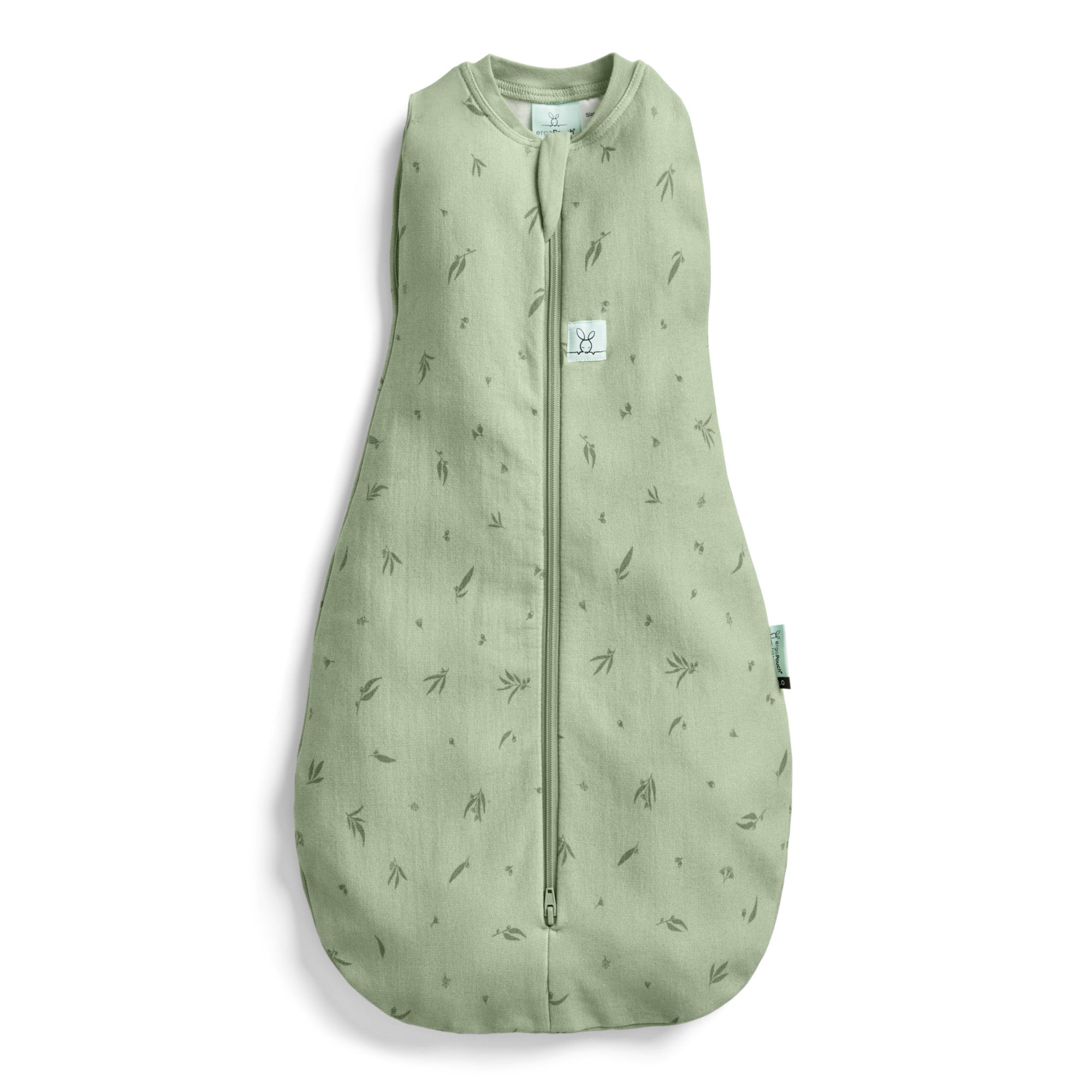 ErgoPouch Cocoon Zip Swaddle Bag 1.0 TOG - Soft Baby Sleep Sack for Newborns to 6 Months - Perfect for Nursery, Daycare & Travel - Willow Print