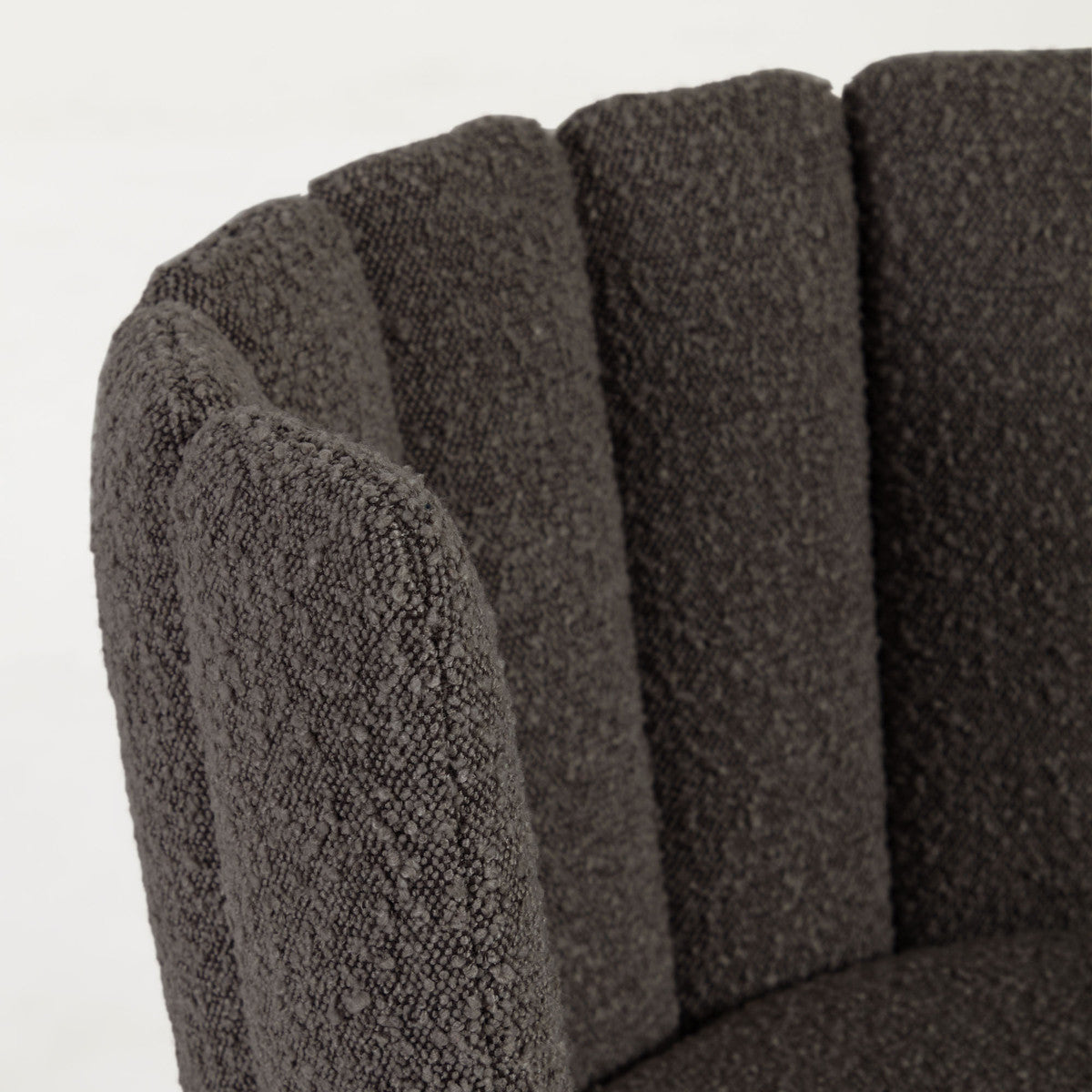 Aniela Boucle Dining Chair - Modern Upholstered Accent Chair for Kitchen, Dining Room & Office - Comfortable & Stylish Seating Solution