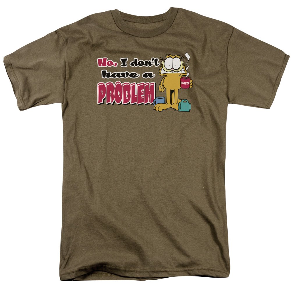 Garfield No Problem Graphic T-Shirt for Men & Women - Funny Cartoon Tee for Casual Wear, Gifts & Pop Culture Fans
