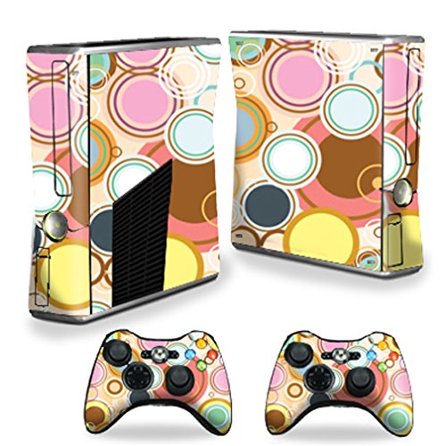 MightySkins Custom Vinyl Skin Wrap Sticker for Microsoft Xbox 360 S Slim Console & 2 Controllers - Bubble Gum Design | Protective Decal for Gaming Setup, Perfect for Personalization and Scratch Protection