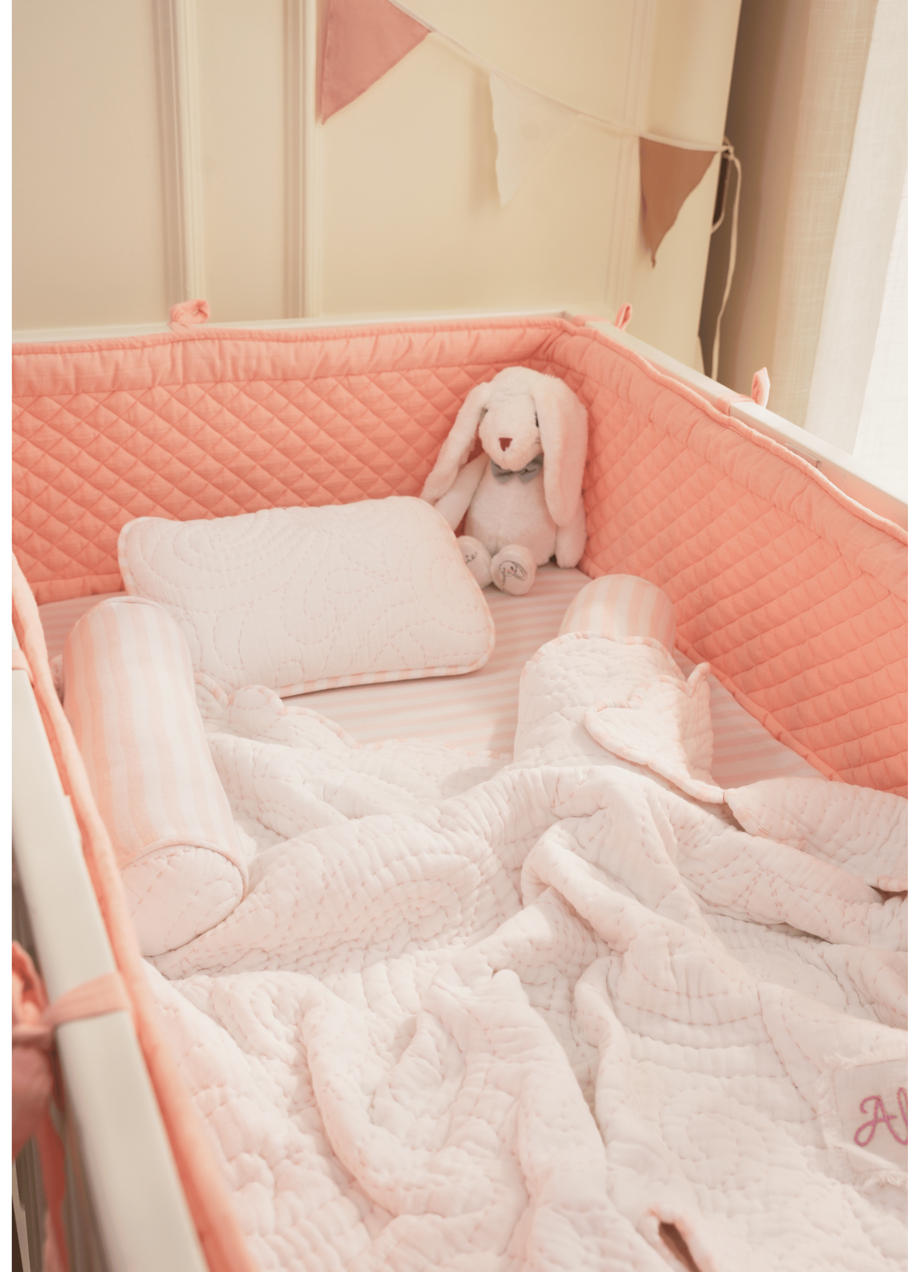 Samsara 3-Piece Organic Cotton Baby Crib Bedding Set - Soft & Breathable Nursery Bed Sheets for Boys & Girls - Perfect for Newborns, Infants & Toddlers (Crib, Daycare, Travel)