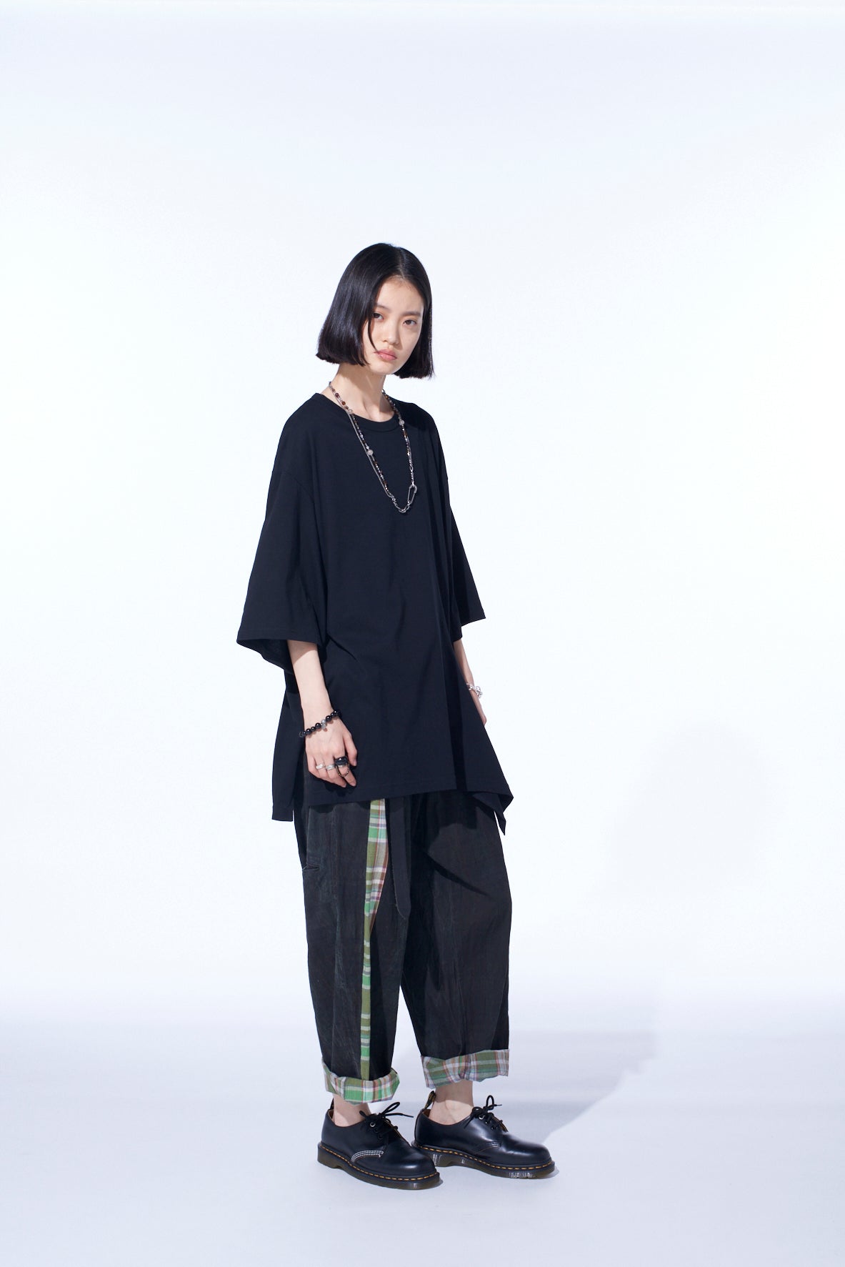 Soft Cotton Jersey Fabric Switch H/S Draped T-Shirt for Women - Comfortable Casual Wear for Everyday Outfits and Layering