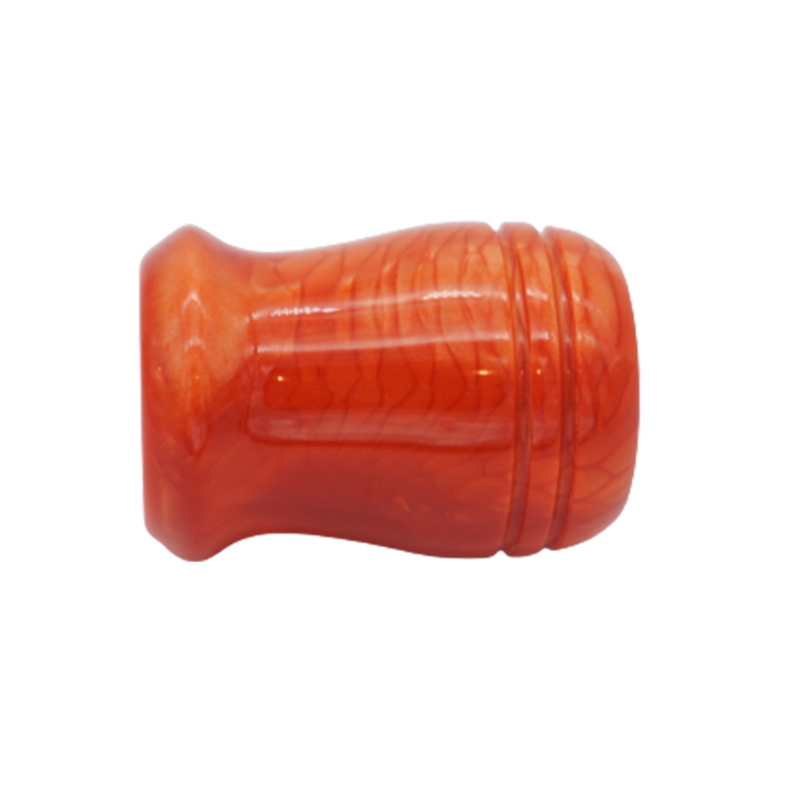 Premium Red Snakeskin Handcrafted Shaving Brush Handle - Fits 24mm & 26mm Knots - Perfect for Wet Shaving, Grooming Kits & Luxury Bathroom Accessories