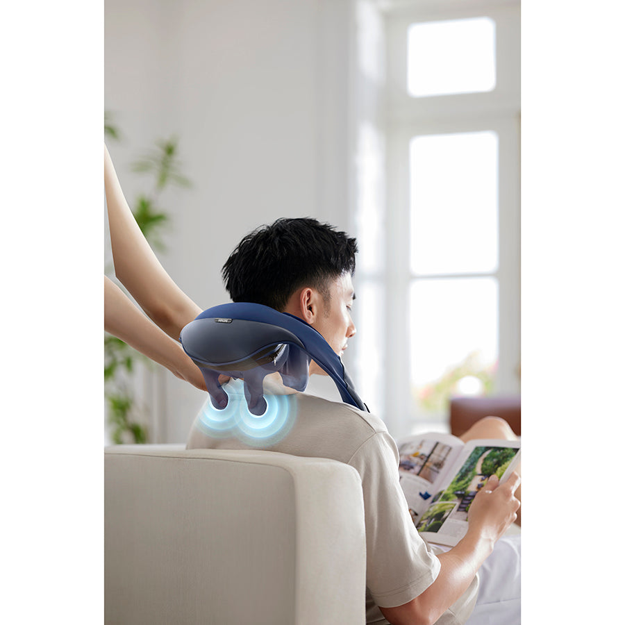 PHILIPS PPM3522 Neck and Shoulder Massager - Relieve Pain & Tension - Perfect for Home, Office & Travel Use