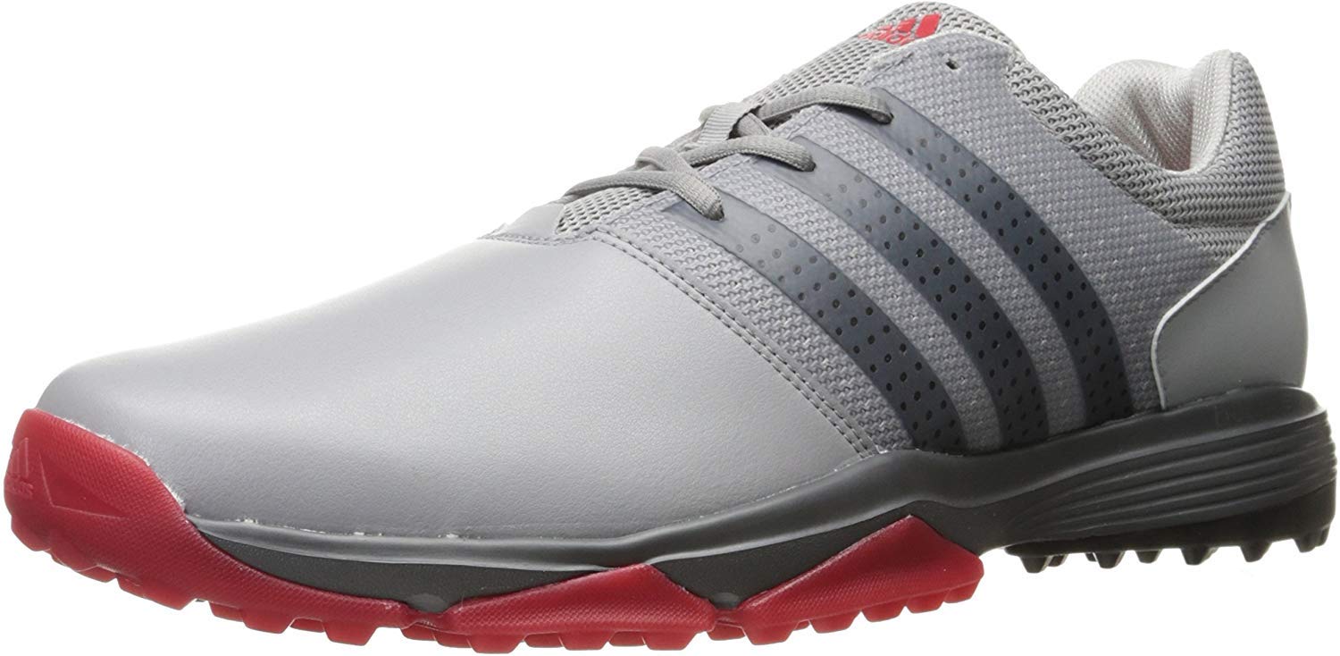 adidas Men's 360 Traxion WD Spiked Golf Shoes - Waterproof & Comfortable for All-Day Play on Wet or Dry Courses