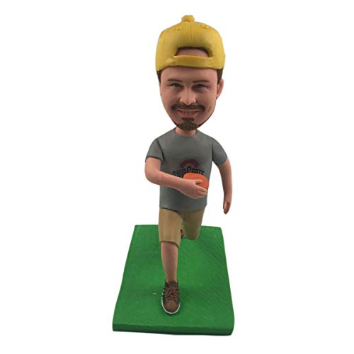 Custom Disc Golf Bobblehead Cake Topper - Personalized Birthday Gift for Boyfriend | Unique Sports Fan Present for Disc Golf Enthusiasts | Perfect for Birthdays, Anniversaries & Special Occasions