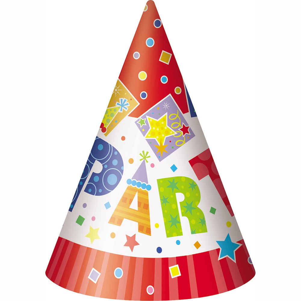 8-Pack Party Style Hats for Adults & Kids - Fun Costume Accessories for Birthday, Halloween & Theme Parties