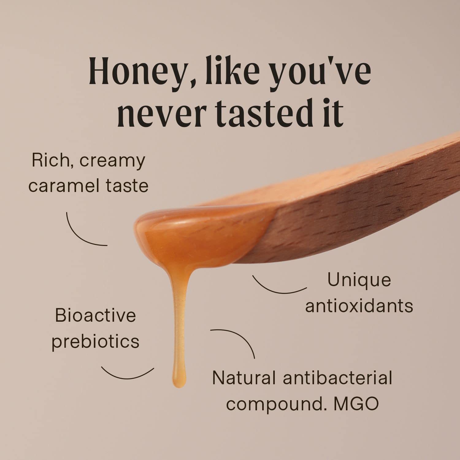Manukora Raw Manuka Honey MGO 50+ - 500g NZ Honey for Daily Wellness