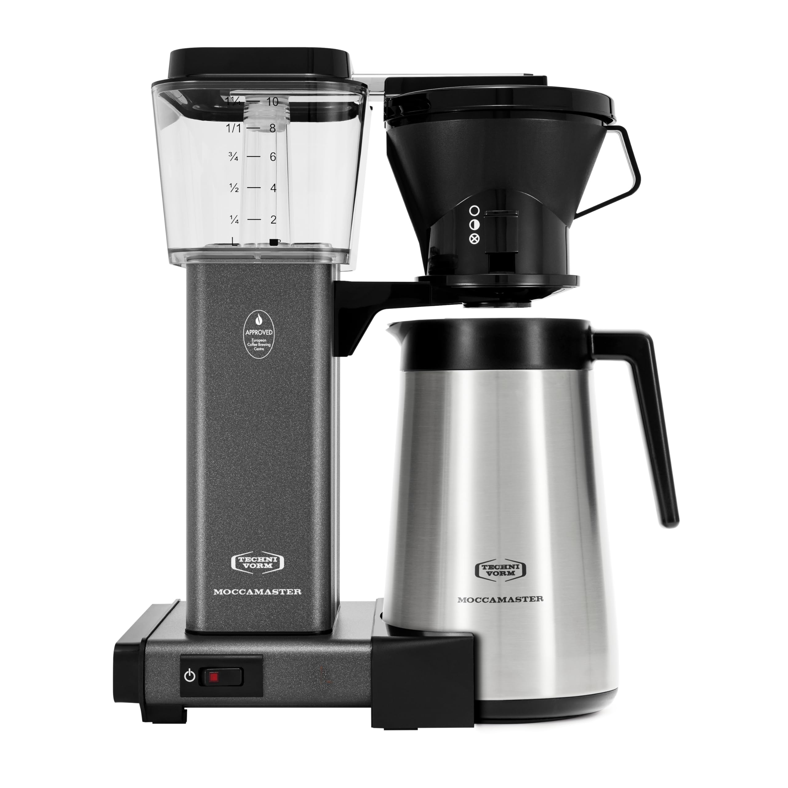 Technivorm KBT 40 oz Coffee Maker - Premium Drip Coffee Brewer in Stone Grey | Perfect for Home, Office & Specialty Coffee Shops