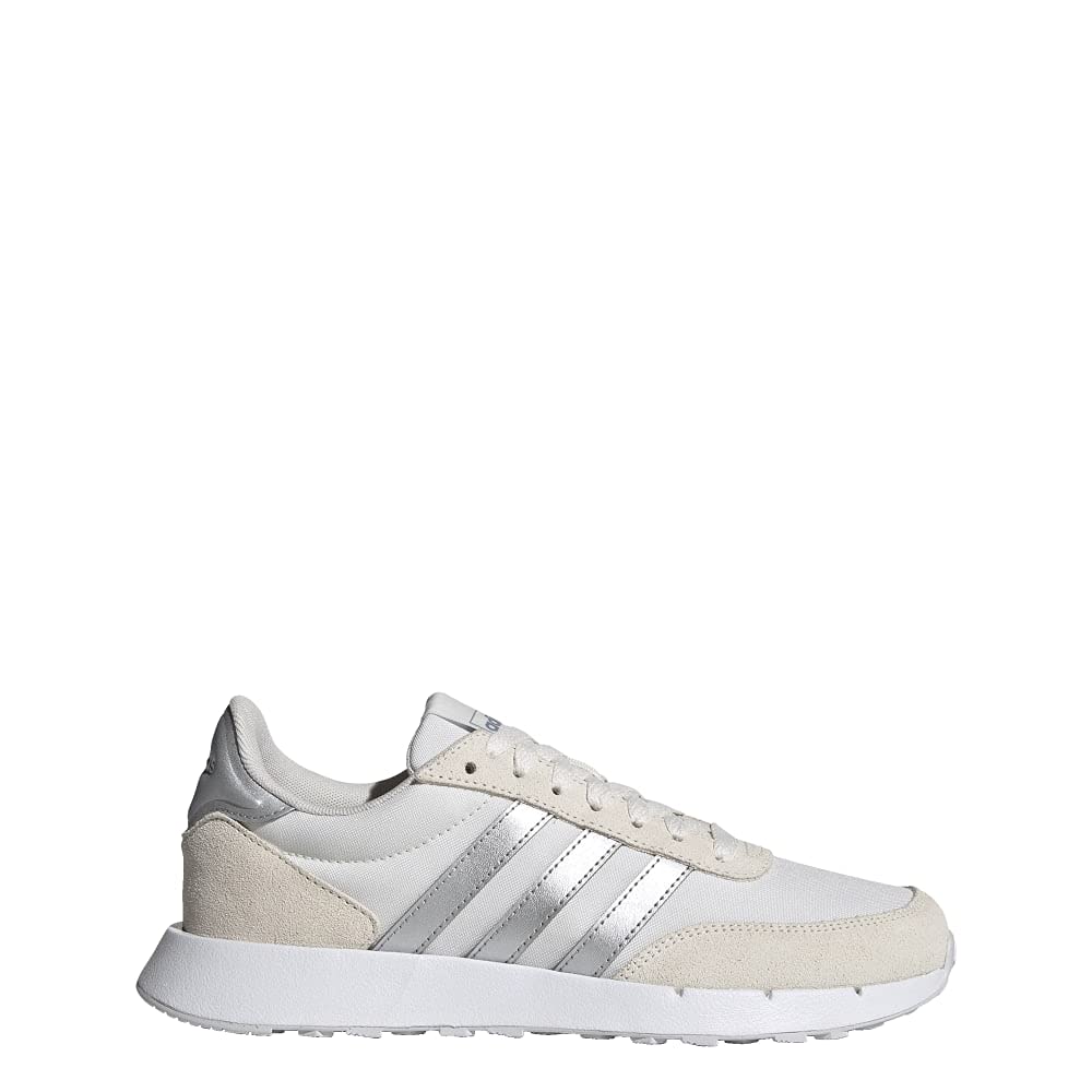 Adidas Women's Run 60s 2.0 Suede Running Shoes - Lightweight Gym & Fitness Sneakers for Women in Ivory Size 8 Medium (B,M) | Perfect for Jogging, Workouts & Casual Wear