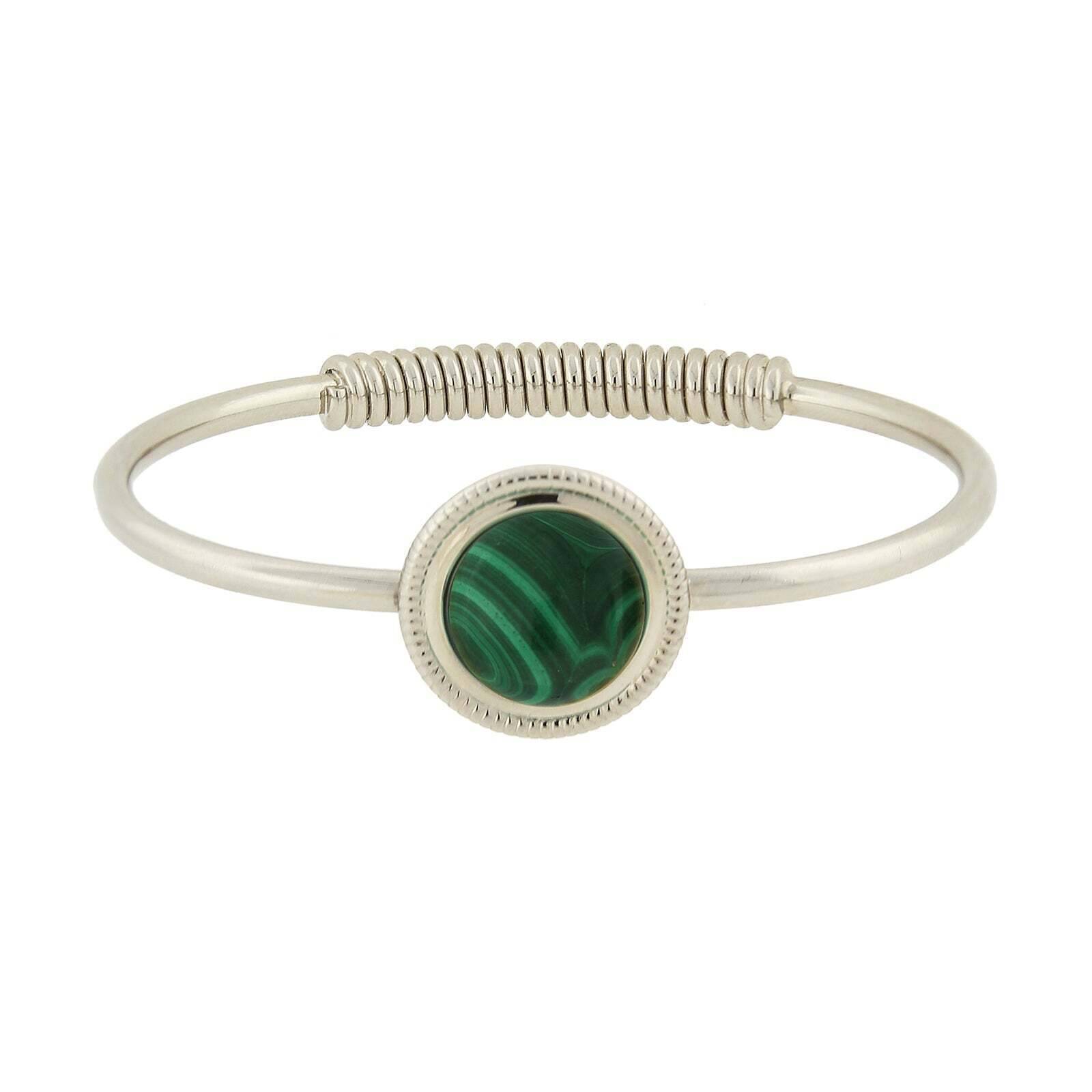 1928 Jewelry Gemstone Spring Hinge Bracelet for Women - Elegant Adjustable Beaded Bracelet for Daily Wear, Gift Giving & Special Occasions