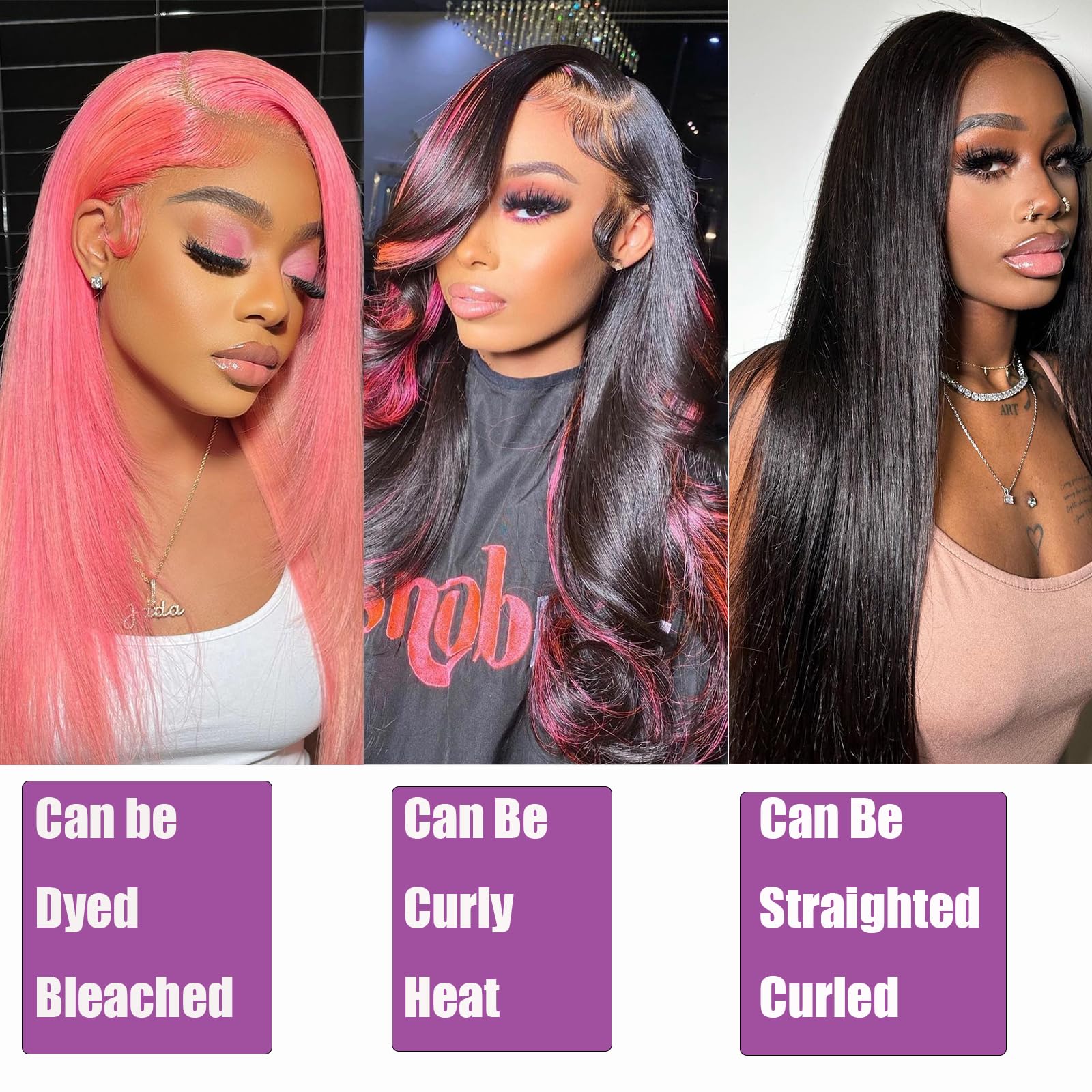 12A Brazilian Straight Human Hair Bundles 28 30 32 Inch - 100% Unprocessed Virgin Hair Weave - 3 Bundles Natural Black Color for Sew-in, Clip-in Extensions & Styling