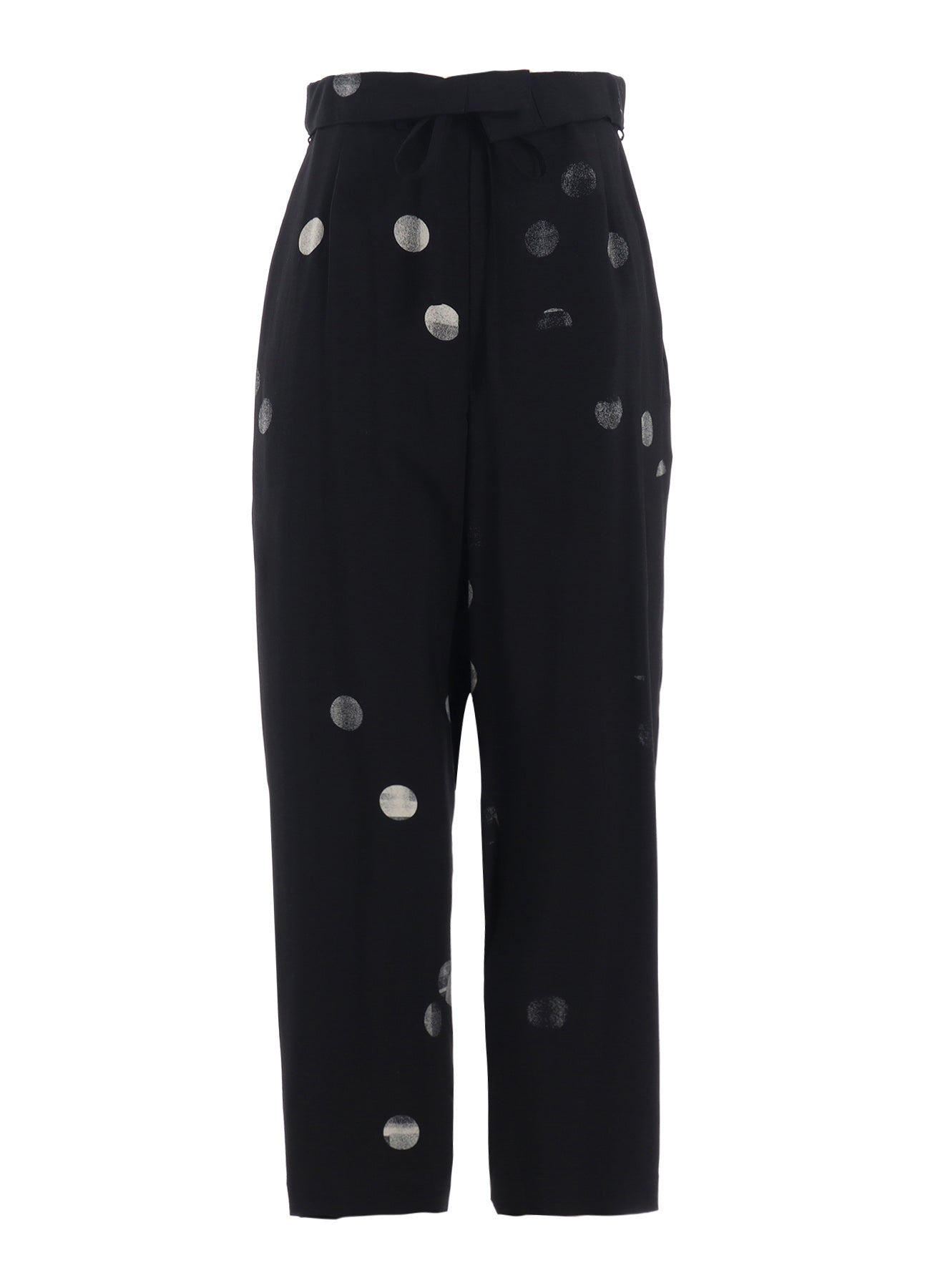 High Waist Gabardine Dot Pants for Women - Stylish and Comfortable Office Wear & Casual Outfits