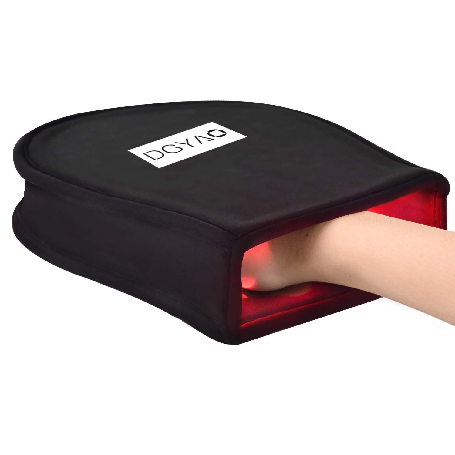 DGXINJUN Red Light Therapy Device - Near Infrared Light Therapy for Hand Pain Relief, Double-Sided Pad for Fingers & Wrist - Portable Pain Relief for Arthritis, Carpal Tunnel & Joint Discomfort at Home or Office