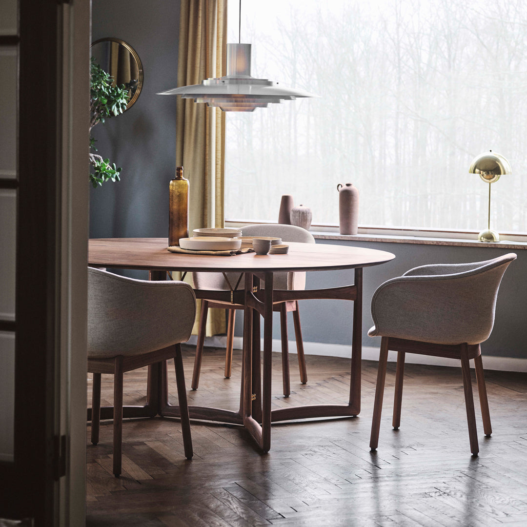 Elefy JH30 Modern Wooden Dining Chair - Solid Wood Construction, Comfortable Seating for Kitchen, Dining Room & Restaurant Use