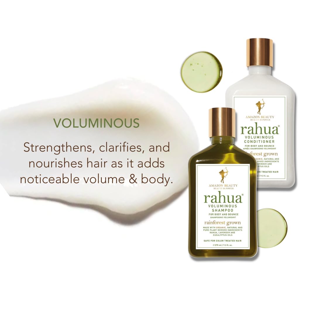 Rahua Voluminous Hair Care Set - Shampoo & Conditioner 9.3 fl oz + Dry Shampoo 1.8 fl oz | Organic Vegan Hair Products for Volume & Shine | Perfect for Daily Use & Travel