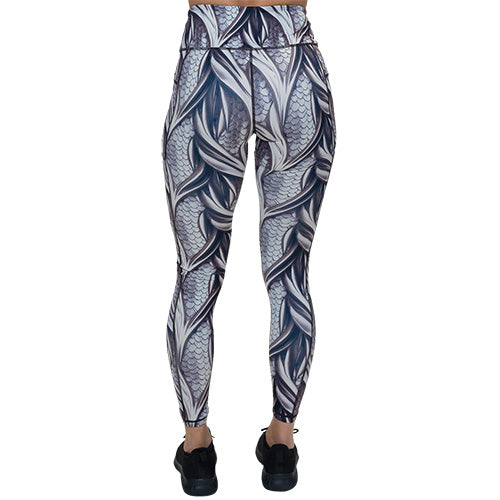 Premium High Waist Iron Scale Leggings - Tummy Control Workout Yoga Pants for Women - Perfect for Gym, Running & Everyday Wear