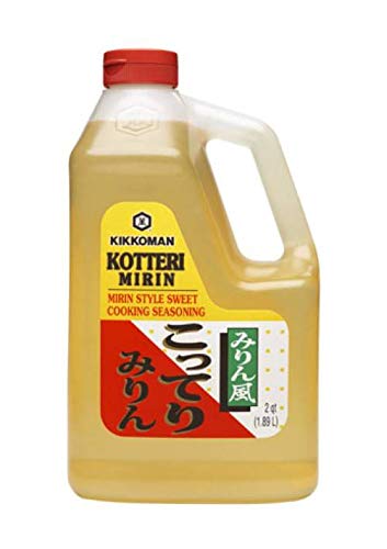 Kikkoman Kotteri Mirin Style Sweet Cooking Seasoning - 2 Quart (6-Pack) | Japanese Rice Wine for Teriyaki, Glazes & Asian Cuisine | Perfect for Marinades, Stir-Fries & Sushi Recipes