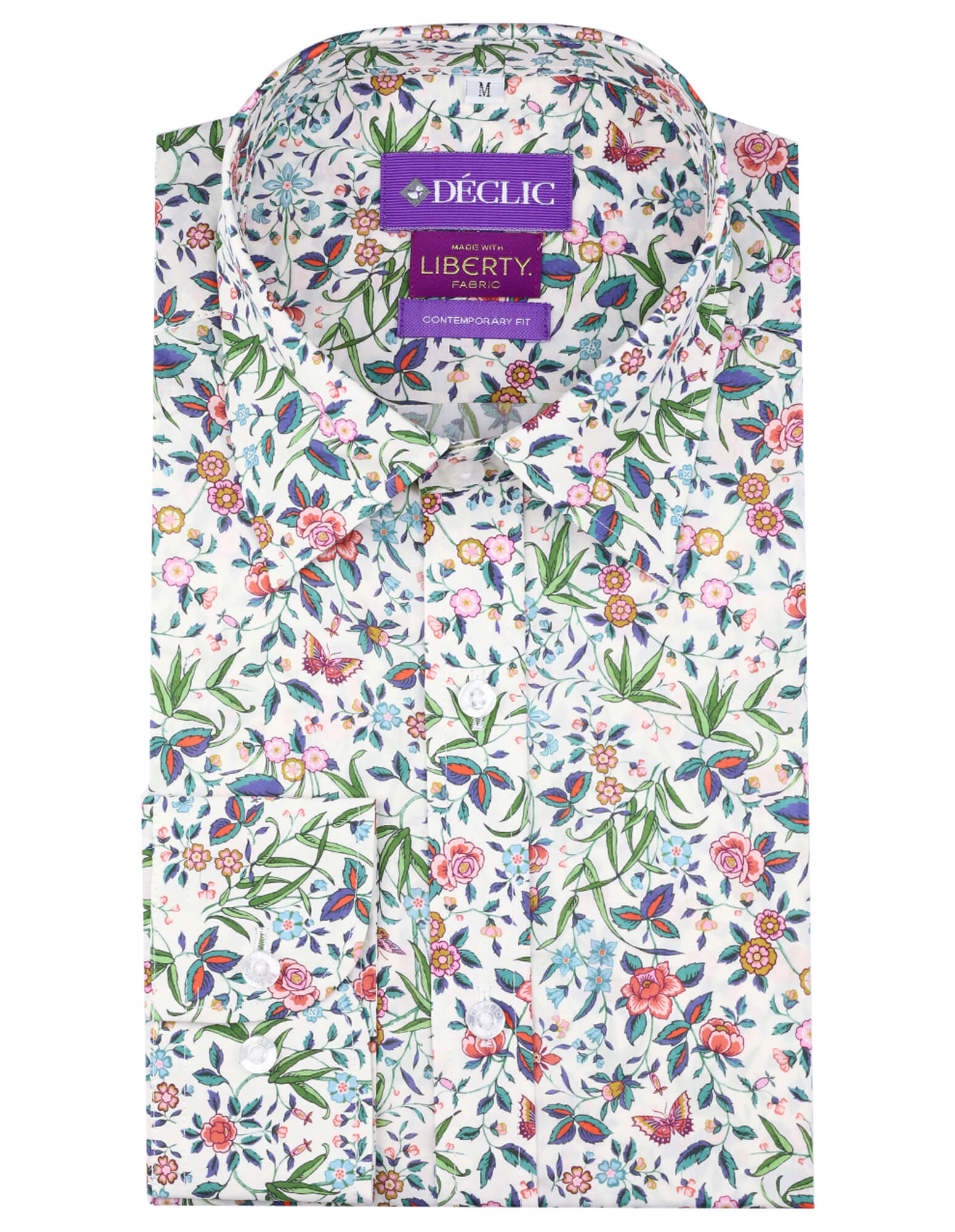 DÉCLIC Liberty Tapestry Print Shirt for Women - Floral Vintage Style Blouse - Perfect for Boho Outfits, Casual Wear & Summer Fashion