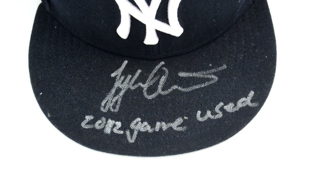 Tyler Austin Signed New York Yankees Minor League Game Used Baseball Hat with 2012 Inscription - Authentic Collectible for Yankees Fans & Sports Memorabilia Enthusiasts - Perfect for Display, Gifts, and Baseball Collections