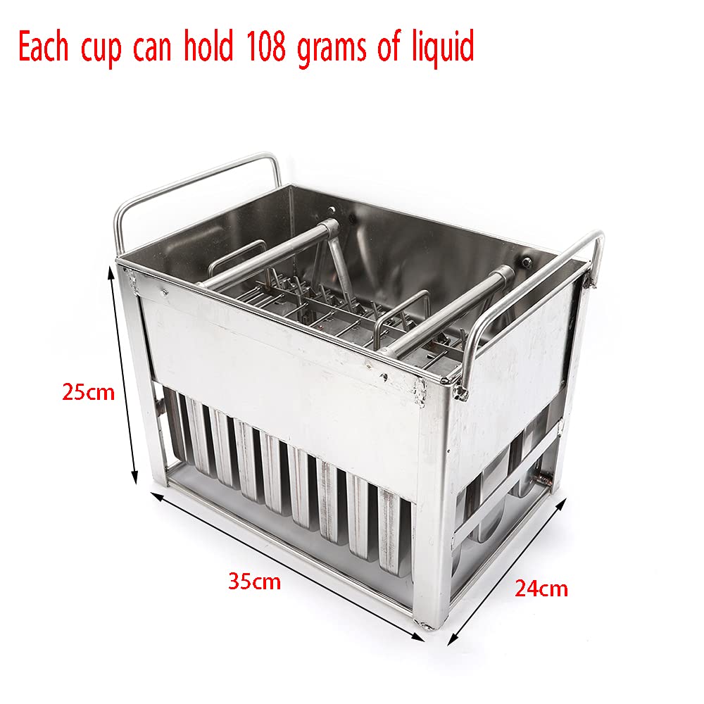 Stainless Steel Popsicle Molds Set - 30 Reusable Ice Pop Molds for Homemade Ice Cream, Commercial Kitchen Use & Fast Freezing | Perfect for Summer Treats, Party Snacks & Healthy Dessert Making