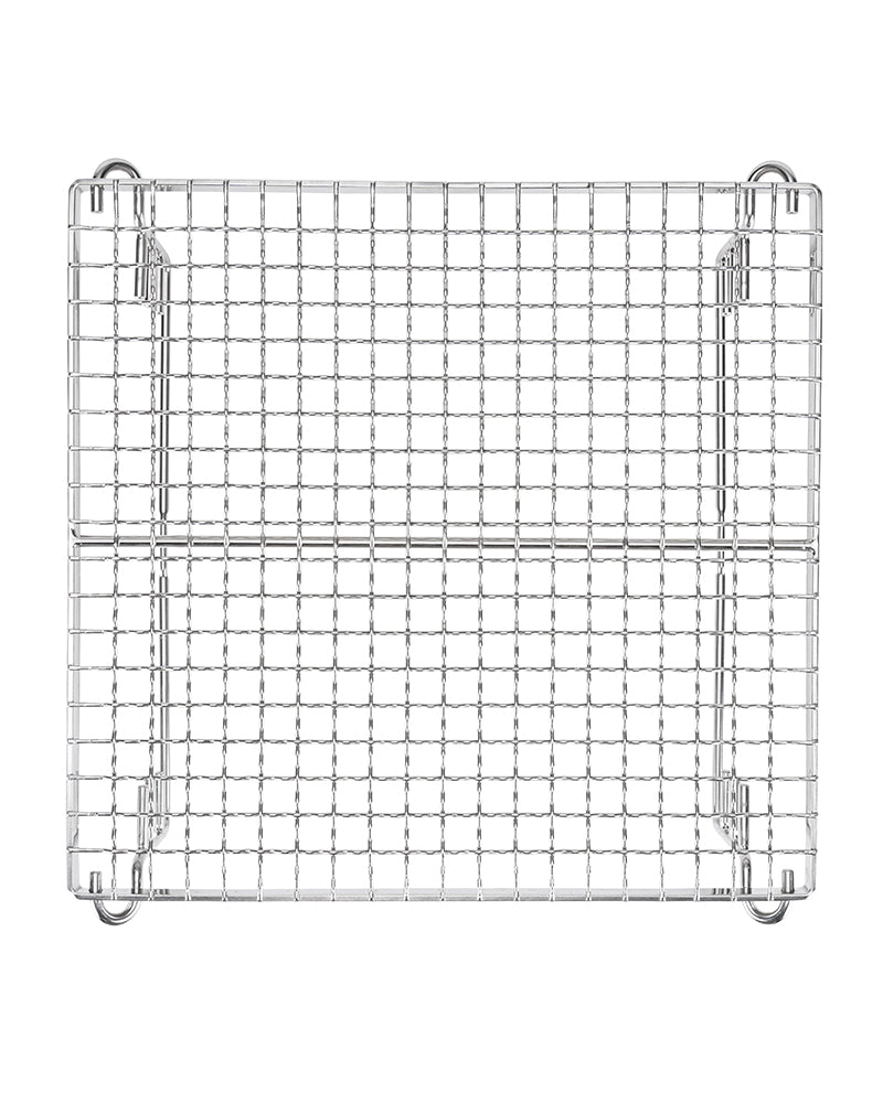 Fireplace Grill Bridge - Heavy Duty Steel Fire Pit Cooking Grate for Outdoor Camping, BBQ & Backyard Fireplace Use