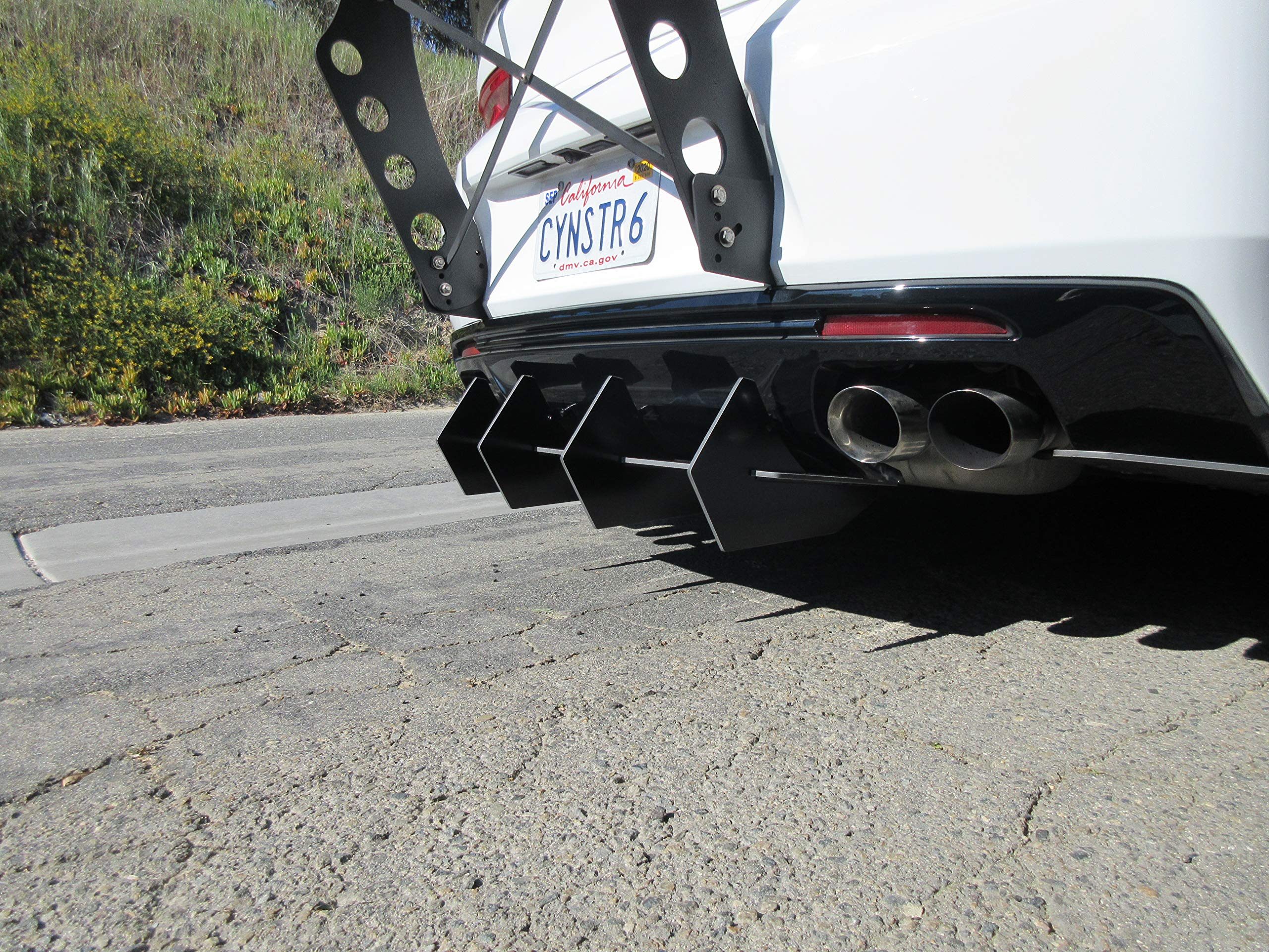 **2016-2021 Camaro SS Rear Diffuser - High-Performance Hardcore Design | Made in USA | Enhances Aerodynamics & Style for Racing & Street Driving**