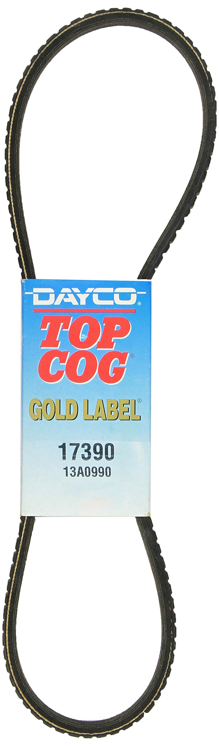 Dayco 17390 Premium Black Fan Belt - High-Performance Replacement for Cars, Trucks & SUVs - Perfect for Engine Cooling System Maintenance & Repair